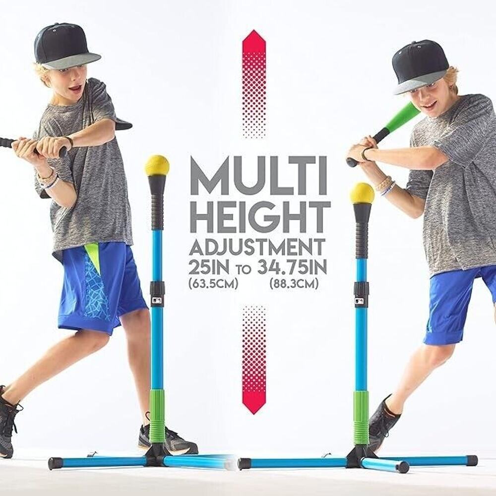 Franklin Sports Youth Batting Training Tee Adjustable Height Plastic for Kids
